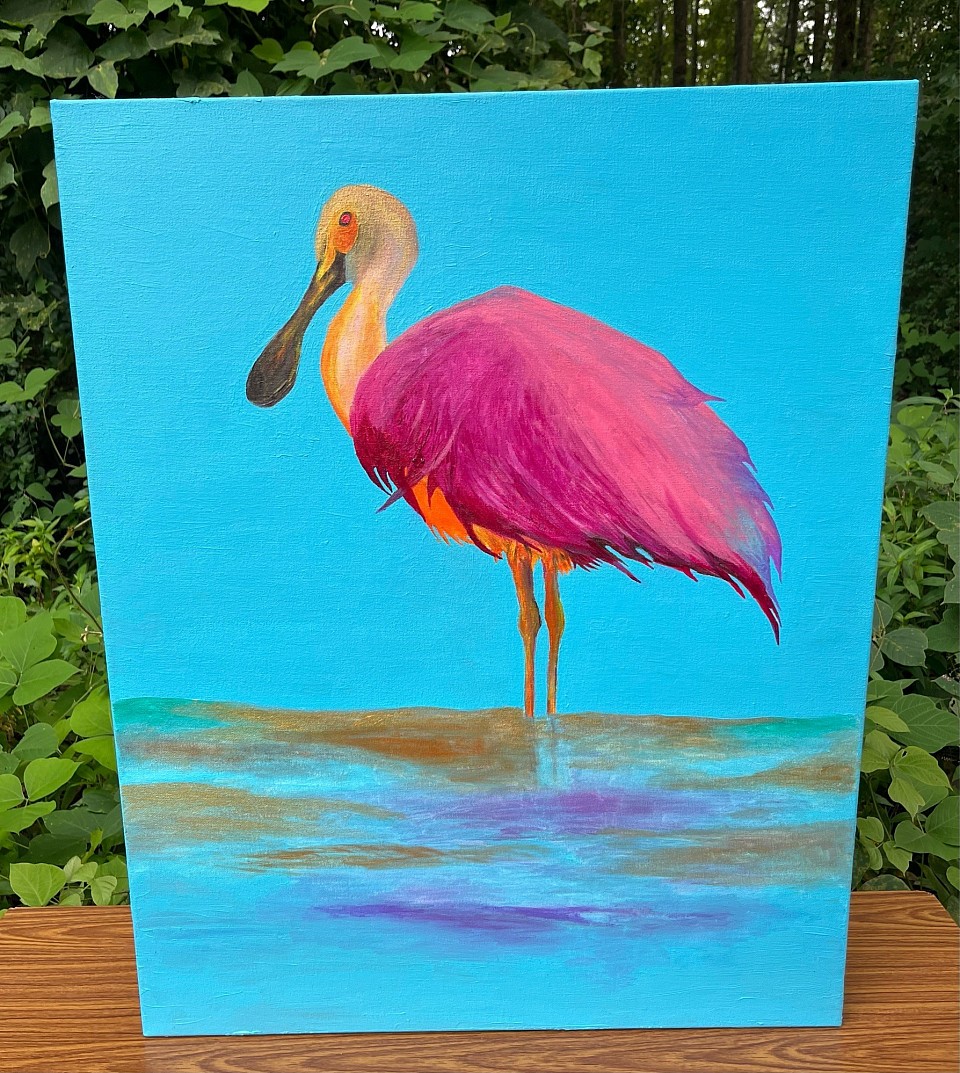 Spoonbill by Jacqueline Cara Mostafa